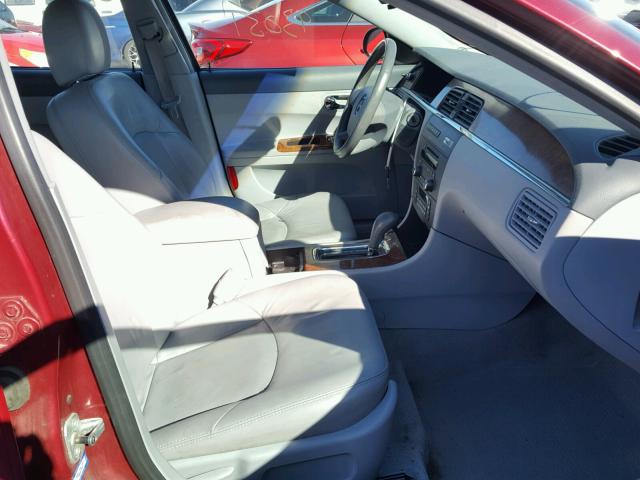 2G4WD582161162276 - 2006 BUICK LACROSSE C BURGUNDY photo 5