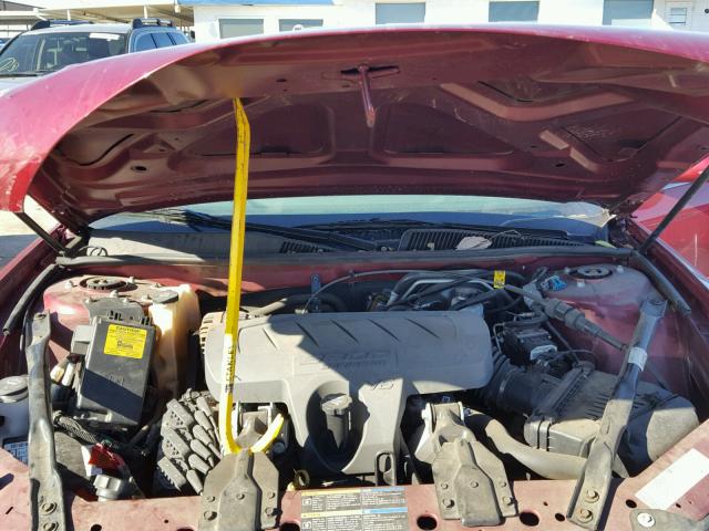 2G4WD582161162276 - 2006 BUICK LACROSSE C BURGUNDY photo 7