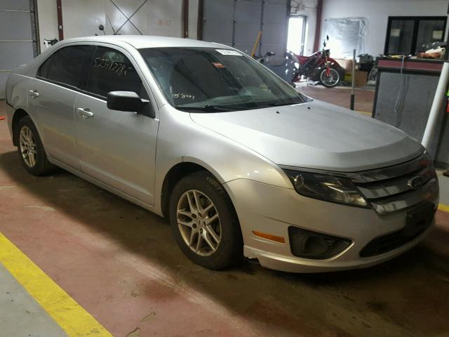 3FAHP0GA4CR249229 - 2012 FORD FUSION S SILVER photo 1