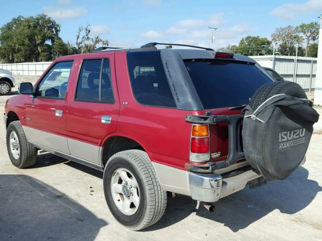 4S2CM58V3T4309736 - 1996 ISUZU RODEO S MAROON photo 3