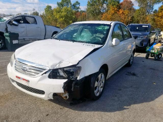 KNAFE121X75486110 - 2007 KIA SPECTRA EX WHITE photo 2