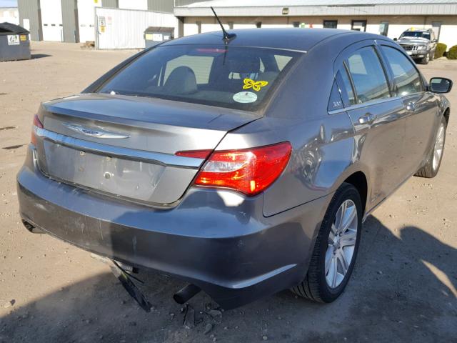 1C3BC1FB8BN611922 - 2011 CHRYSLER 200 TOURIN GRAY photo 4