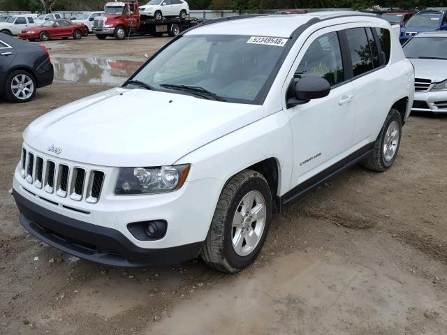 1C4NJCBA4ED545550 - 2014 JEEP COMPASS SP 白色 照片 2