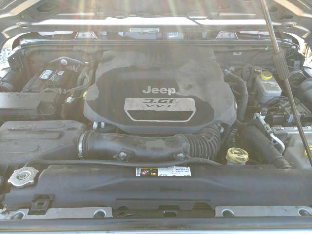 1C4AJWAG9DL619121 - 2013 JEEP WRANGLER S SILVER photo 7