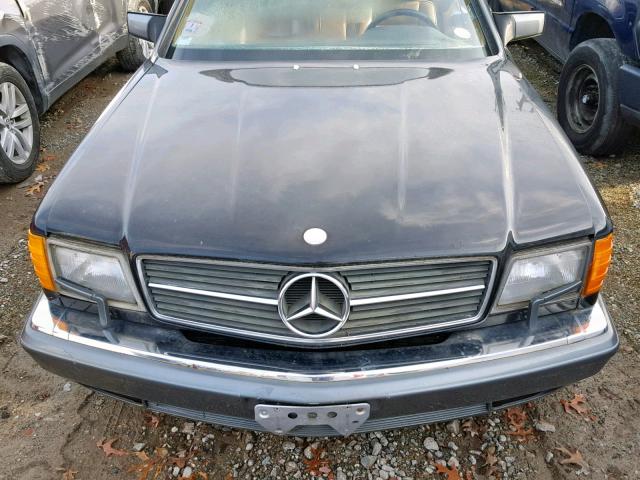 WDBCA45E5MA590605 - 1991 MERCEDES-BENZ 560 SEC BLACK photo 7