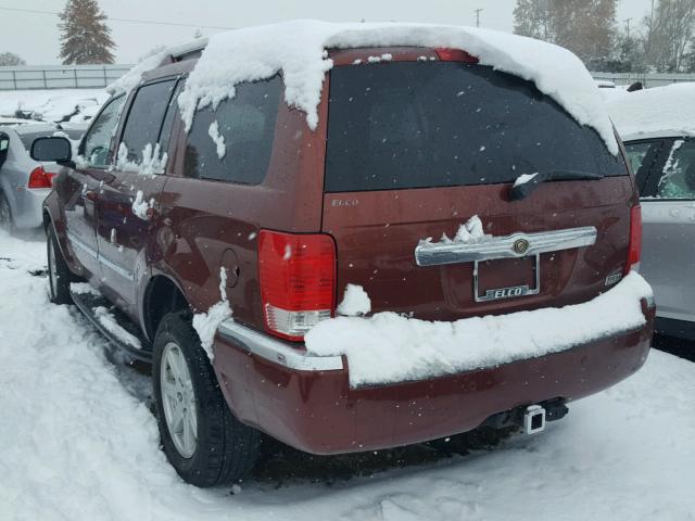 1A8HW58267F534253 - 2007 CHRYSLER ASPEN LIMI BURGUNDY photo 3