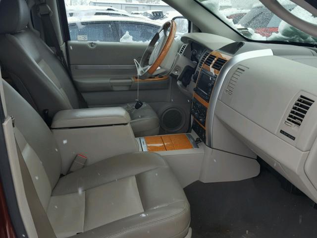 1A8HW58267F534253 - 2007 CHRYSLER ASPEN LIMI BURGUNDY photo 5