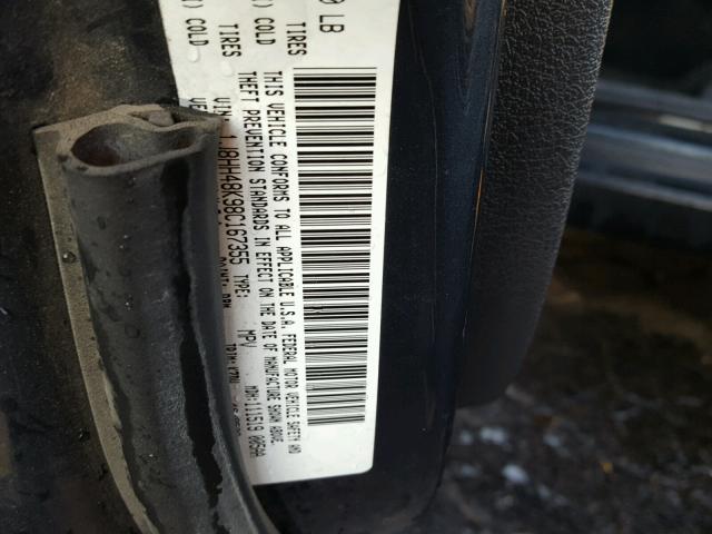 1J8HH48K98C167355 - 2008 JEEP COMMANDER Boz foto 10