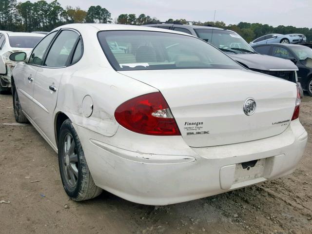 2G4WD552071111292 - 2007 BUICK LACROSSE C WHITE photo 3