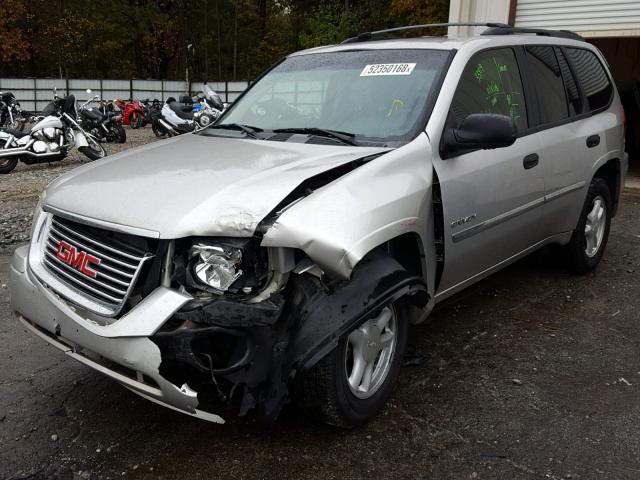 1GKDT13S962346268 - 2006 GMC ENVOY SILVER photo 2