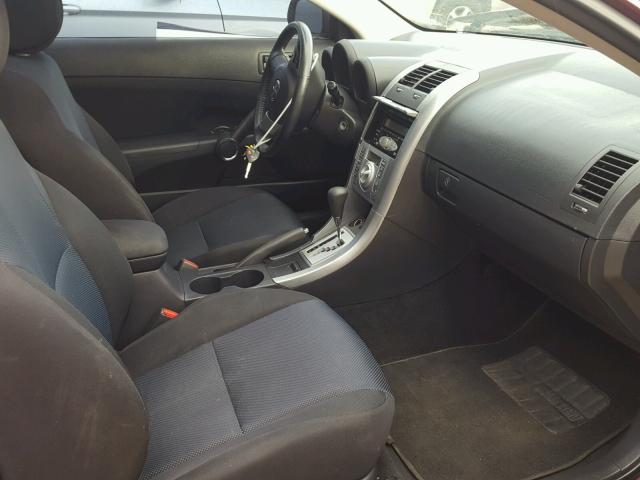 JTKDE177770182990 - 2007 TOYOTA SCION TC 栗色 照片 5