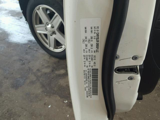 1J4NT4FB1AD574253 - 2010 JEEP COMPASS SP 白色 照片 10