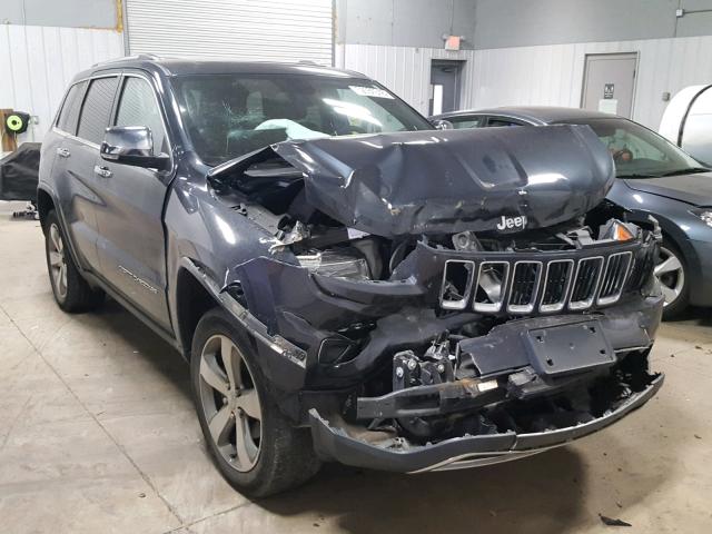 1C4RJFBG8EC324630 - 2014 JEEP GRAND CHER GRAY photo 1