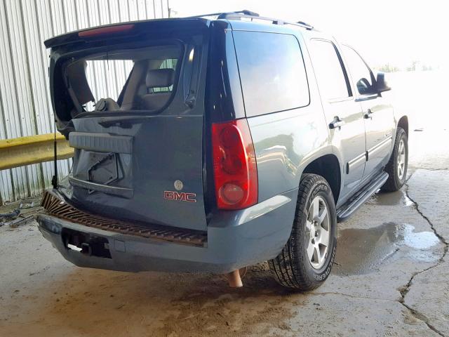 1GKEC23359R282616 - 2009 GMC YUKON SLE BLUE photo 4