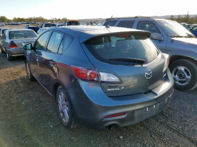 JM1BL1L85C1685280 - 2012 MAZDA 3 I BLUE photo 3