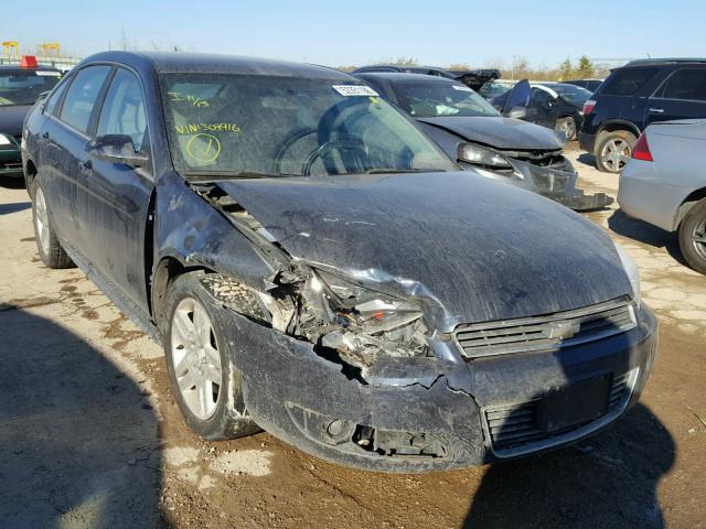 2G1WC57M391309916 - 2009 CHEVROLET IMPALA 2LT BLUE photo 1