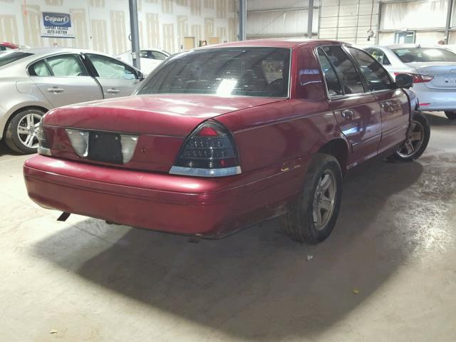 2FAFP74W32X121452 - 2002 FORD CROWN VICT MAROON photo 4