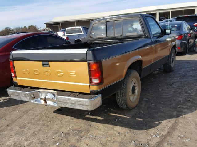 1B7FL26X8PS132018 - 1993 DODGE DAKOTA BLACK photo 4