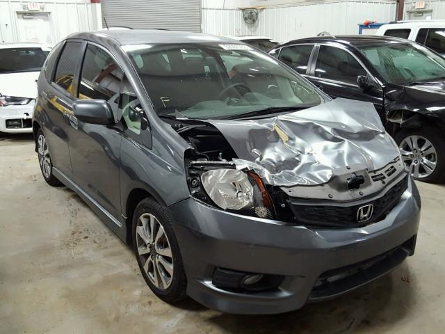 JHMGE8H56DC035207 - 2013 HONDA FIT SPORT GRAY photo 1