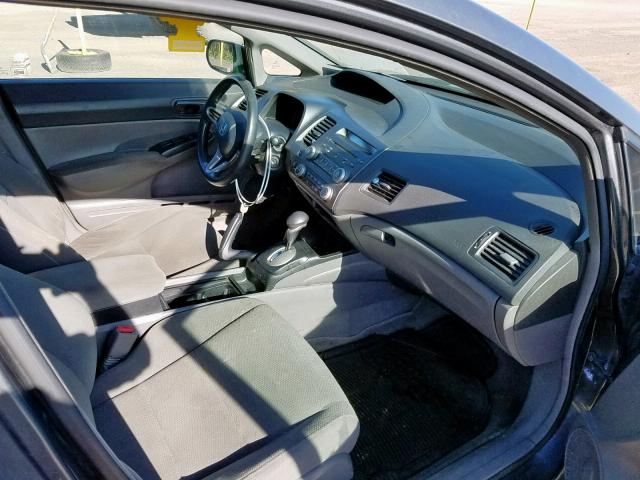 2HGFA1F22AH020092 - 2010 HONDA CIVIC DX GRAY photo 5