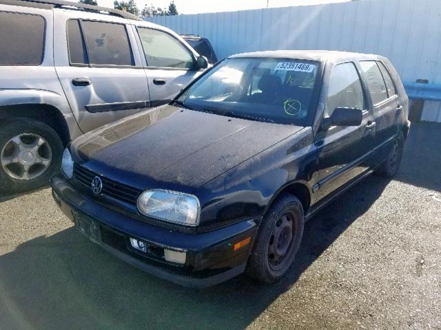 3VWKB81H3VM027071 - 1997 VOLKSWAGEN GOLF K2 BLACK photo 2