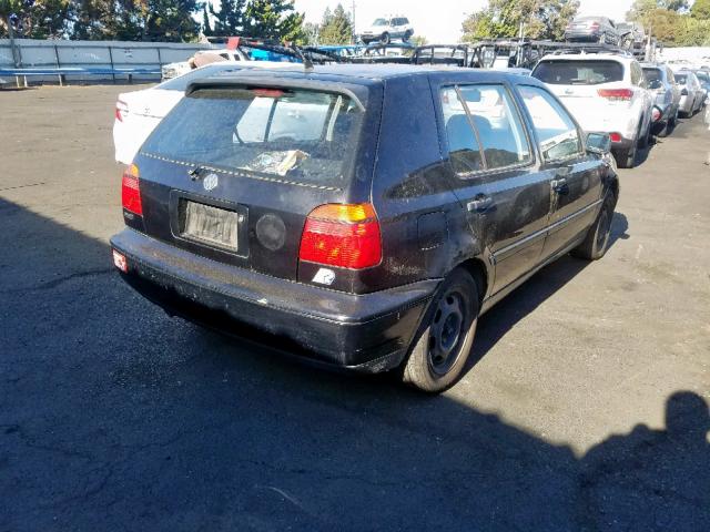 3VWKB81H3VM027071 - 1997 VOLKSWAGEN GOLF K2 BLACK photo 4