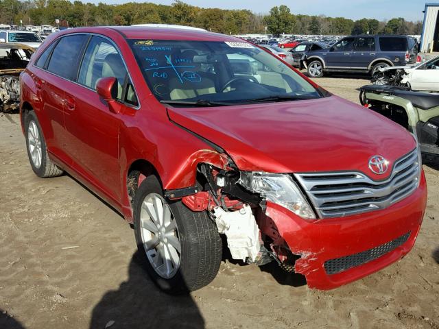 4T3ZA3BB2AU021272 - 2010 TOYOTA VENZA BASE MAROON photo 1