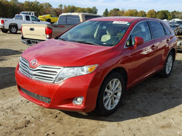 4T3ZA3BB2AU021272 - 2010 TOYOTA VENZA BASE MAROON photo 2