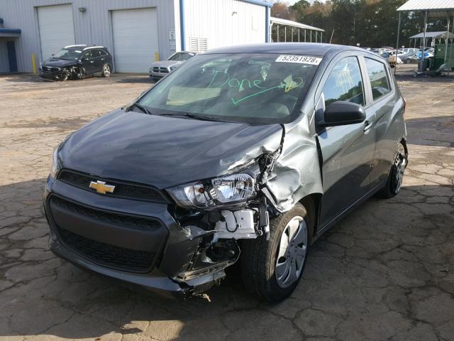 KL8CB6SA2JC426183 - 2018 CHEVROLET SPARK LS GRAY photo 2