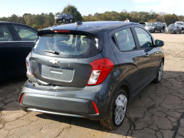 KL8CB6SA2JC426183 - 2018 CHEVROLET SPARK LS GRAY photo 4