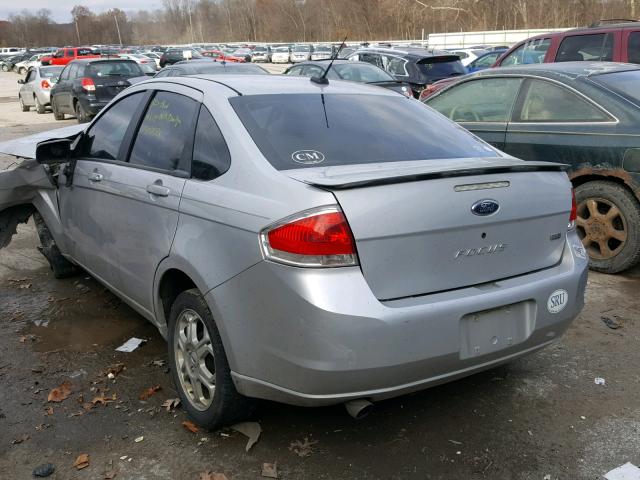 1FAHP36N39W156424 - 2009 FORD FOCUS SES SILVER photo 3