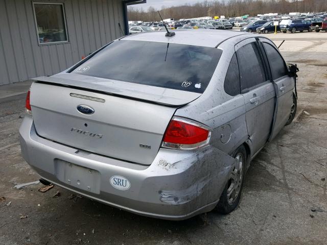 1FAHP36N39W156424 - 2009 FORD FOCUS SES SILVER photo 4