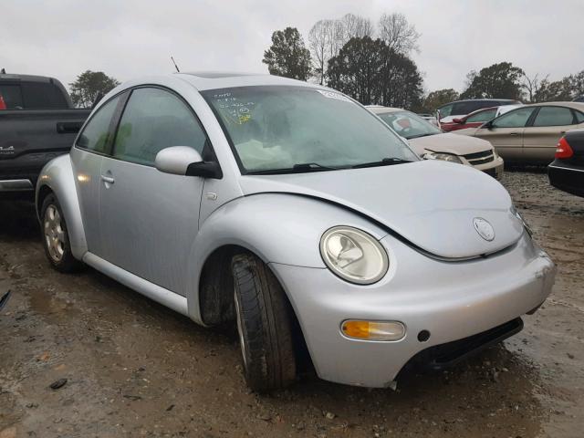 3VWCB21C22M444439 - 2002 VOLKSWAGEN NEW BEETLE SILVER photo 1