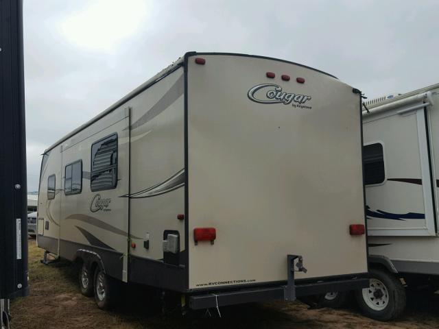 4YDT26R24GV507993 - 2016 KEYSTONE COUGAR BEIGE photo 3