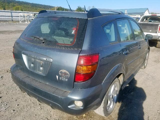 5Y2SL67836Z452673 - 2006 PONTIAC VIBE BLUE photo 4