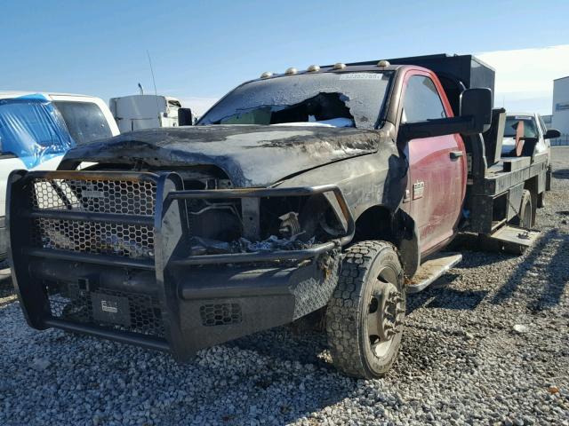 3C7WDLBL0CG156646 - 2012 DODGE RAM 4500 S BURGUNDY photo 2