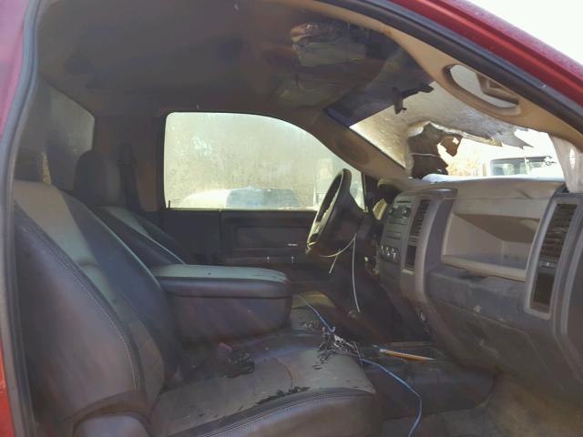 3C7WDLBL0CG156646 - 2012 DODGE RAM 4500 S BURGUNDY photo 5