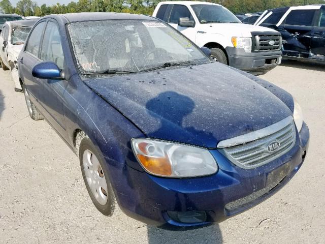 KNAFE121685497879 - 2008 KIA SPECTRA EX BLUE photo 1