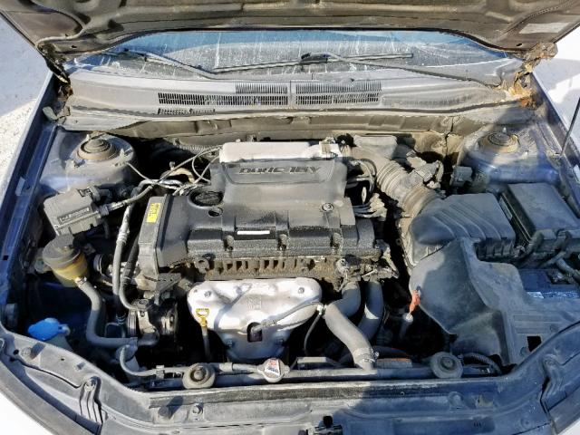 KNAFE121685497879 - 2008 KIA SPECTRA EX BLUE photo 7