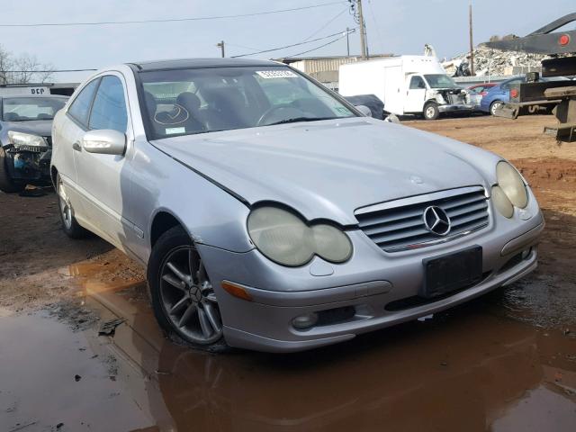 WDBRN47J12A219236 - 2002 MERCEDES-BENZ C 230K SPO SILVER photo 1