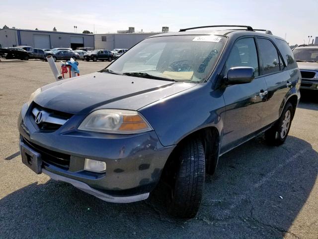 2HNYD189X4H519441 - 2004 ACURA MDX TOURIN BLUE photo 2