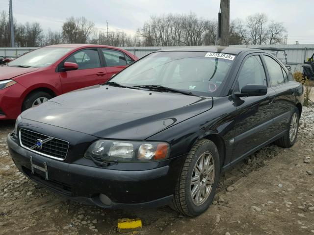 YV1RS61T242353163 - 2004 VOLVO S60 BLACK photo 2