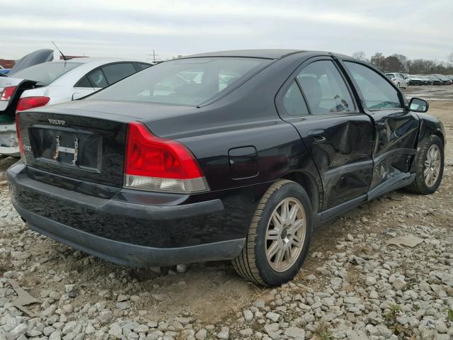 YV1RS61T242353163 - 2004 VOLVO S60 BLACK photo 4