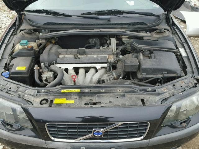 YV1RS61T242353163 - 2004 VOLVO S60 BLACK photo 7