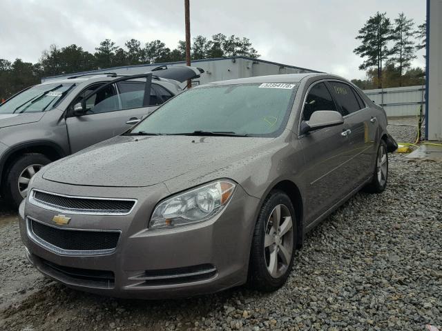 1G1ZC5E0XCF209311 - 2012 CHEVROLET MALIBU 1LT TAN photo 2