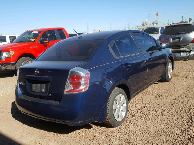 3N1AB61E38L676990 - 2008 NISSAN SENTRA 2.0 BLUE photo 4