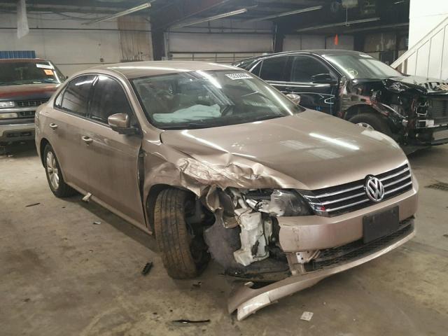 1VWAS7A35FC068752 - 2015 VOLKSWAGEN PASSAT S TAN photo 1