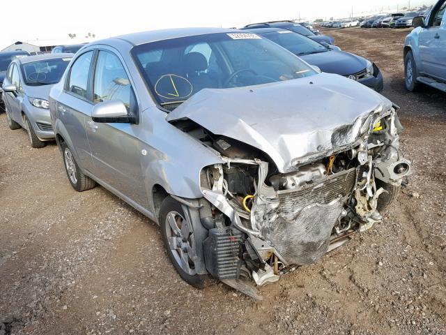 KL1TD56648B152588 - 2008 CHEVROLET AVEO BASE Күміс фото 1
