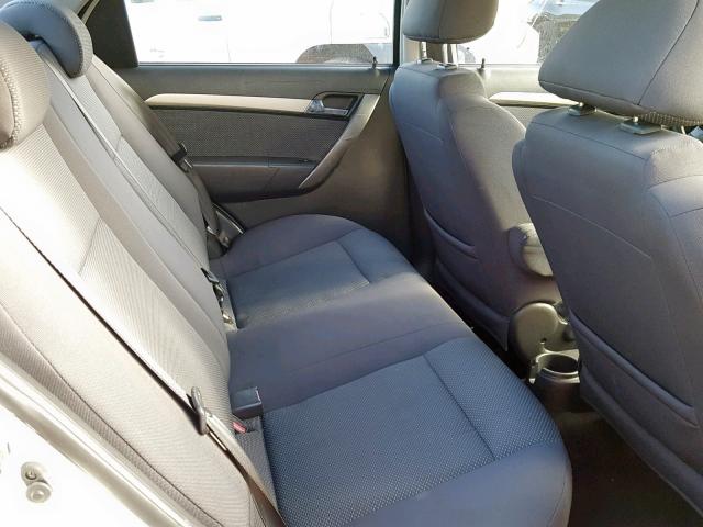 KL1TD56648B152588 - 2008 CHEVROLET AVEO BASE Күміс фото 6