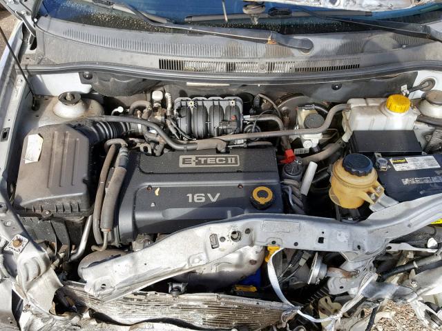 KL1TD56648B152588 - 2008 CHEVROLET AVEO BASE Күміс фото 7